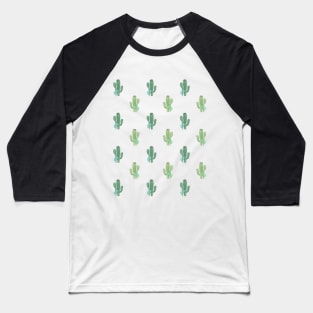 Cactus pattern Baseball T-Shirt